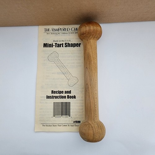 New Pampered Chef Cookie Press 16 disks and mini tart shaper NEW - Picture 4 of 7