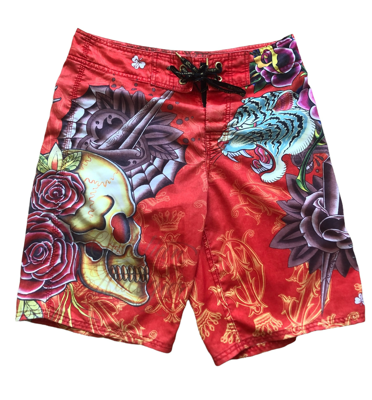 ed hardy swim trunks