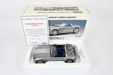 AUTOart MILLENNIUM 1/18 FORD SHELBY COBRA CONCEPT Silver Diecast Model Car