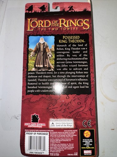 Toybiz Lord Of The Rings LOTR Possessed King Theoden 6.5" Action Figure 2005 - Picture 3 of 3