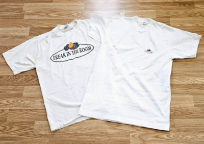Vintage 90s Freak In The Room Fruit of the Loom Parody and Logo T