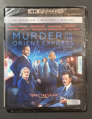 Murder On The Orient Express (4K Ultra HD + Blu-ray) NEW