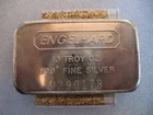 10 .OZ RARE PURE .999 SILVER ENGELHARD BAR # C290178 BARTER BULLION +DIME & GOLD