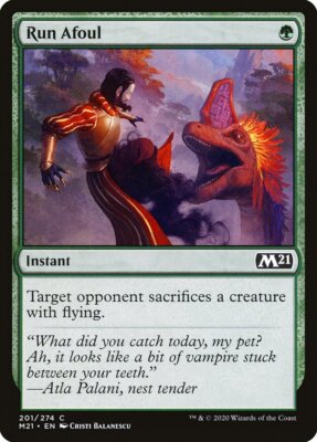 Magic the Gathering (mtg): M21: Run Afoul (x 4) | eBay
