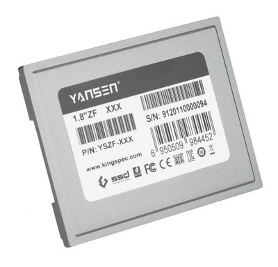 KingSpec Yansen 64GB 1.8'' ZIF 40pin SSD Solid State Disk SM2236 Controller Co...