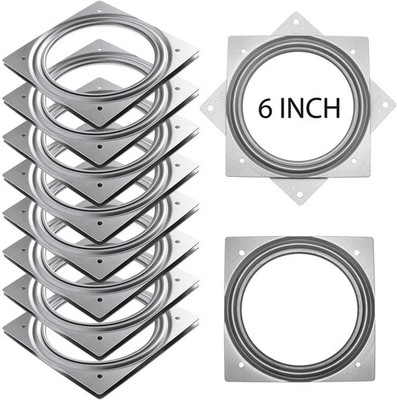 8 Pack Lazy Susan Hardware, 6 Inch Silver Lazy Susan Turntable Bearing 5/16'' Thi