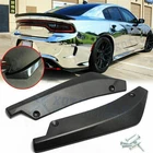2Pcs Universal Carbon Fiber Rear Bumper Lip Diffuser Splitter Canard /