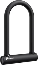 Candado en U para bicicleta: candado antirrobo resistente con arco de 18 mm y 3