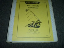 Pettibone 8042 Extendo Telehandler Parts Catalog Manual PMPB-4400 xz