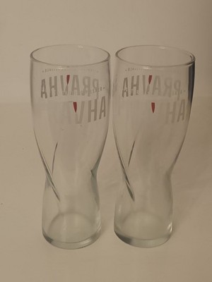 Pravha Pint Glas x2 M22 20oz Bierglas Pub Hausbar