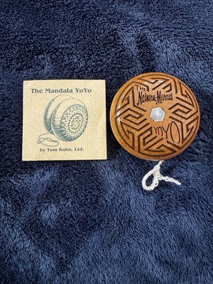 Vintage Original Tom Kuhn The Neiman Marcus Mandala Wooden Yo-Yo