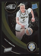 2025 Panini WNBA Player of the Day Hailey Van Lith Gold #/10 RC Rookie #50 Card