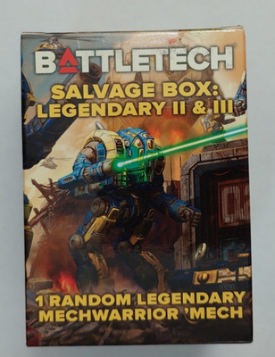 Catalyst Game Labs BattleTech Salvage Box: Legendary II & III  SEALED 1 RANDOM