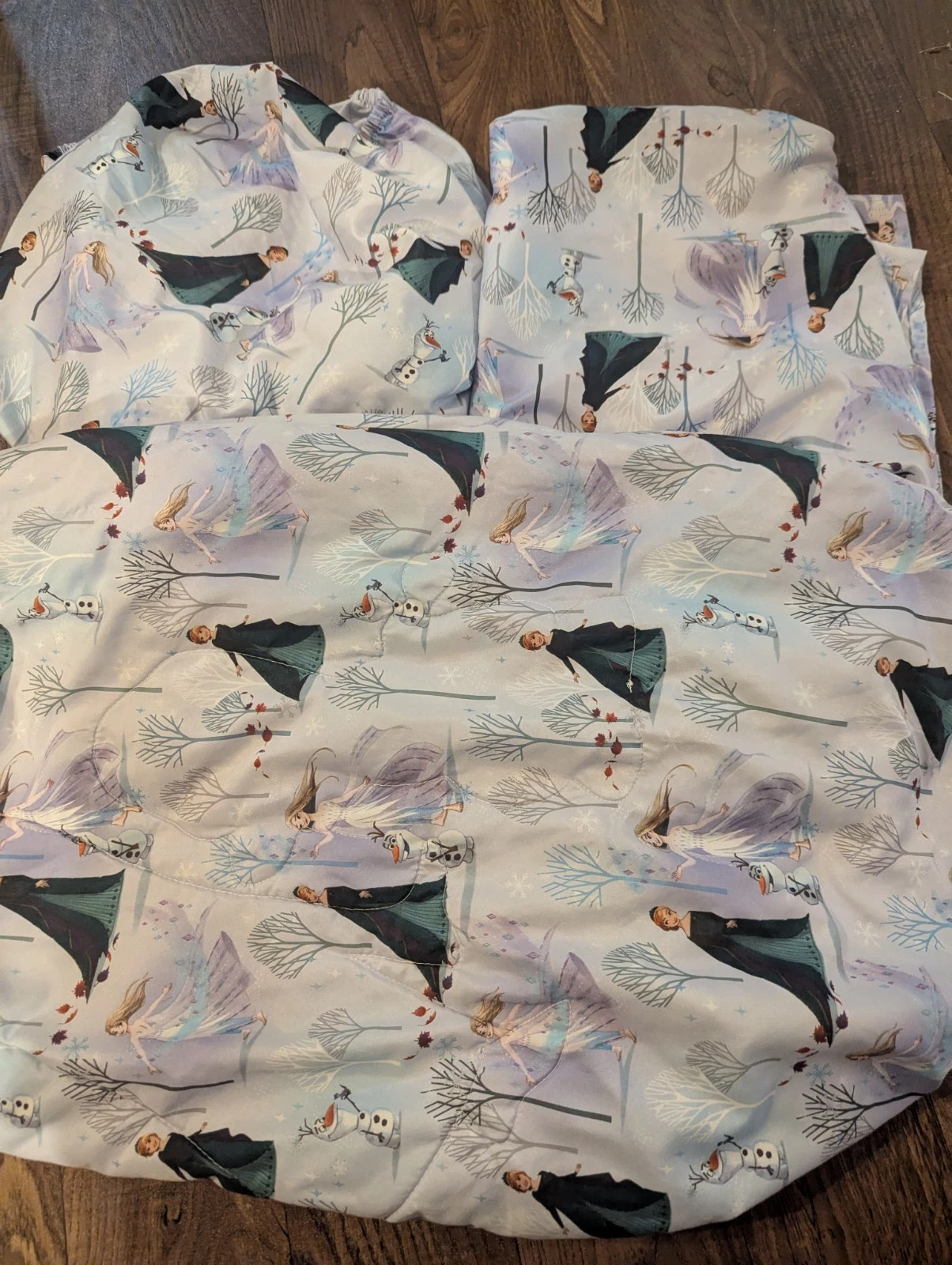 Disney Crib Mattress Frozen Comforter 3 Pcs Set Sheets Blanket Reversable