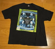 WWE Summer Slam 2003 Graphic Shirt 2XL Double Sided With Wrestlers On It 