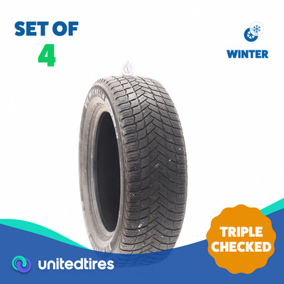 Set of (4) Used 225/60R18 Michelin X-Ice Snow 100H - 6.5-7.5/32