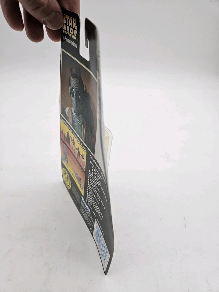 Figura cardada Star Wars Paul Blake firmada Greedo Power of the Force 2 POTF2 Foto 4 de 4