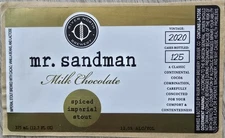 River North  Brewery Mr. Sandman Imperial Stout Collectible Beer Sticker Label
