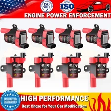 8 Pack Ignition Coils For Chevy Silverado 1500 2500 GMC 5.3/6.0L/4.8L UF262 D585