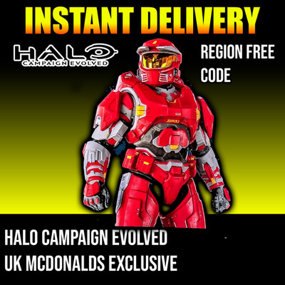 Halo Campaign Evolved Side Mission UK Exclusive Armor Skin McDonalds Code GLOBAL