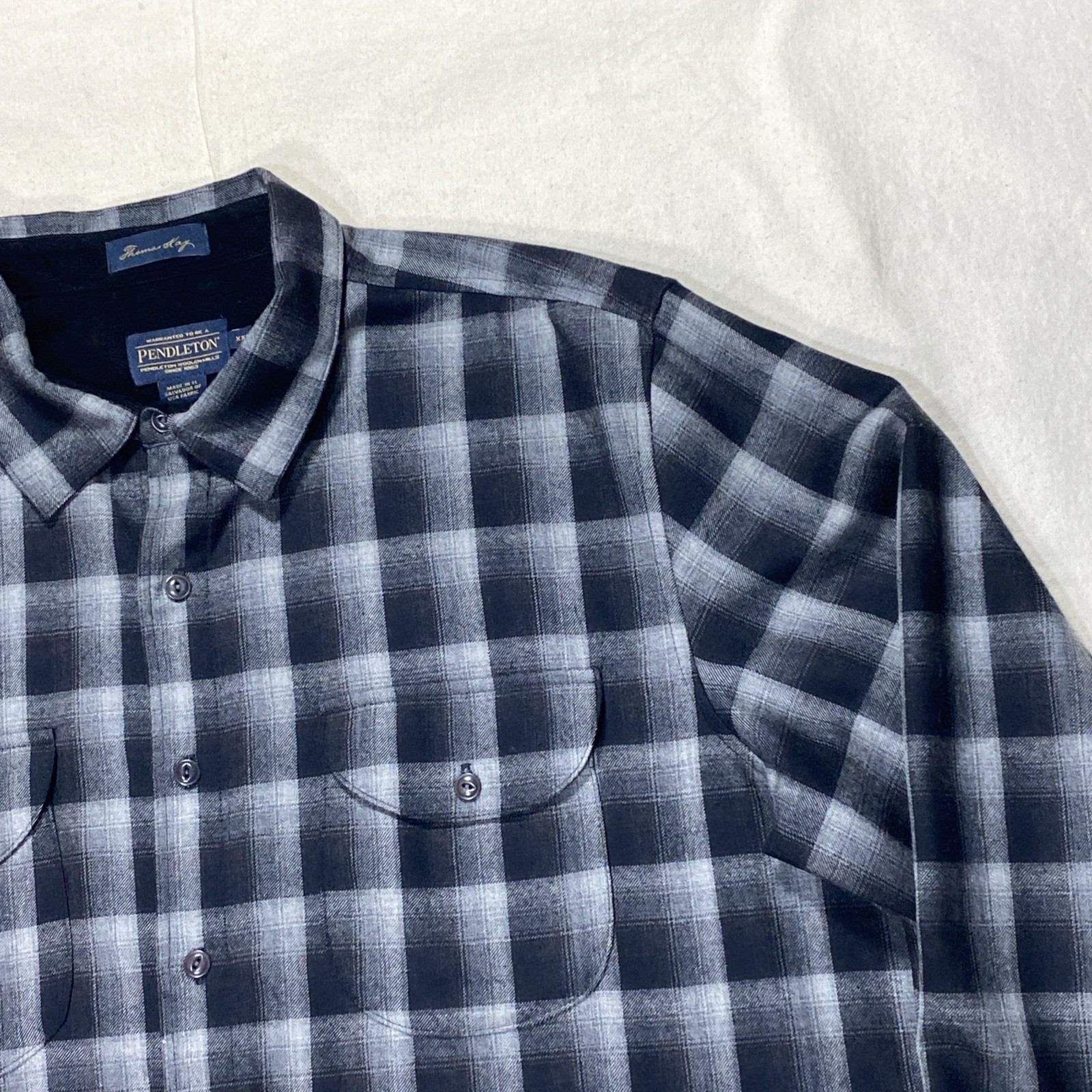 Pendleton Wool Button Down Board Shirt Thomas Kay… - image 5