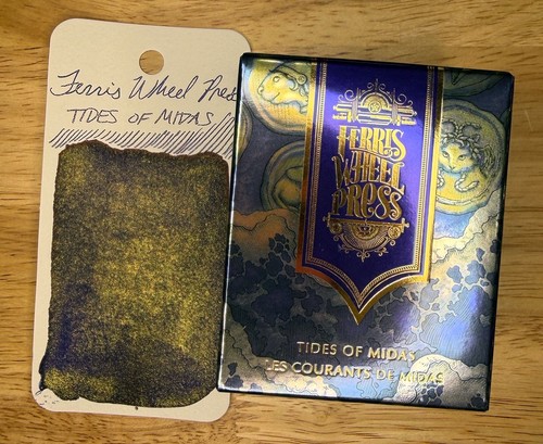Ferris Wheel Press Ferritales TIDES OF MIDAS 20ml Fountain Pen Shimmer Ink