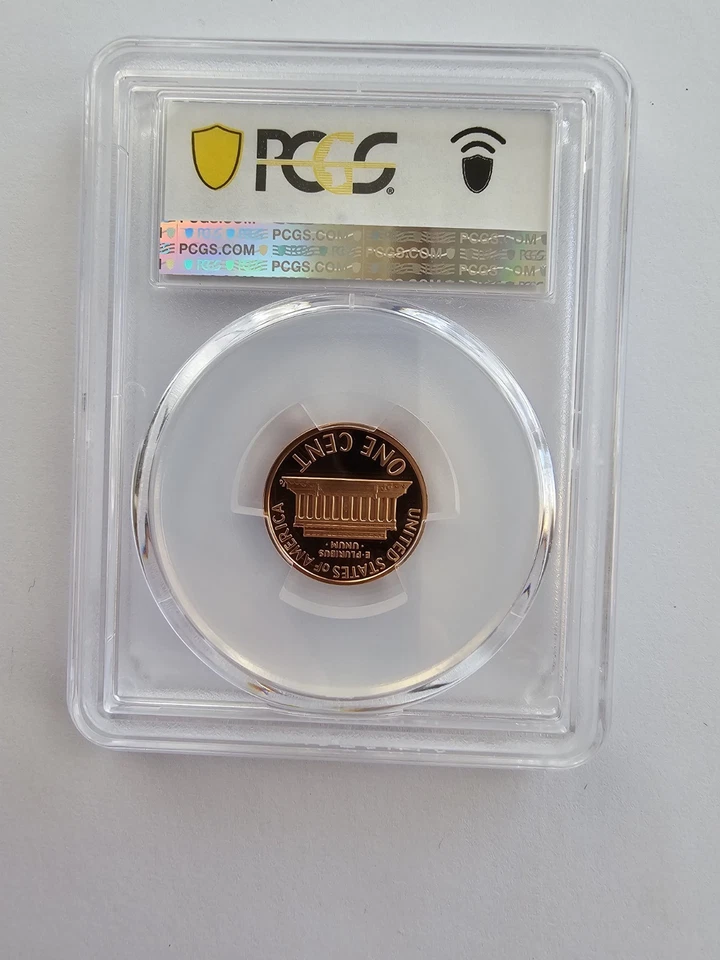 PR70 RD DCAM 2001 S LINCOLN MEMORIAL PENNY/CENT GRADED PCGS 1C CLAD COIN - Image 3 of 4