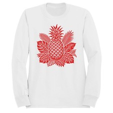 Red Tropical Pineapple Women's Hoodie