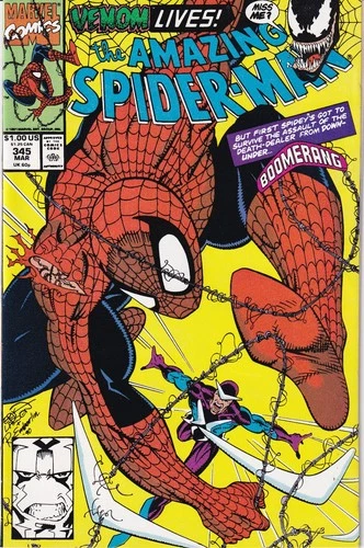 Amazing Spider-Man # 345 Cover A VF/NM Marvel 1991 1st App Cletus Kasady [KK5]
