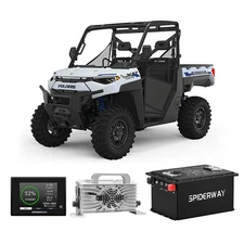 48V 105Ah LiFePO4 Lithium Battery for Polaris Ranger XP KINETIC Utility Vehicles