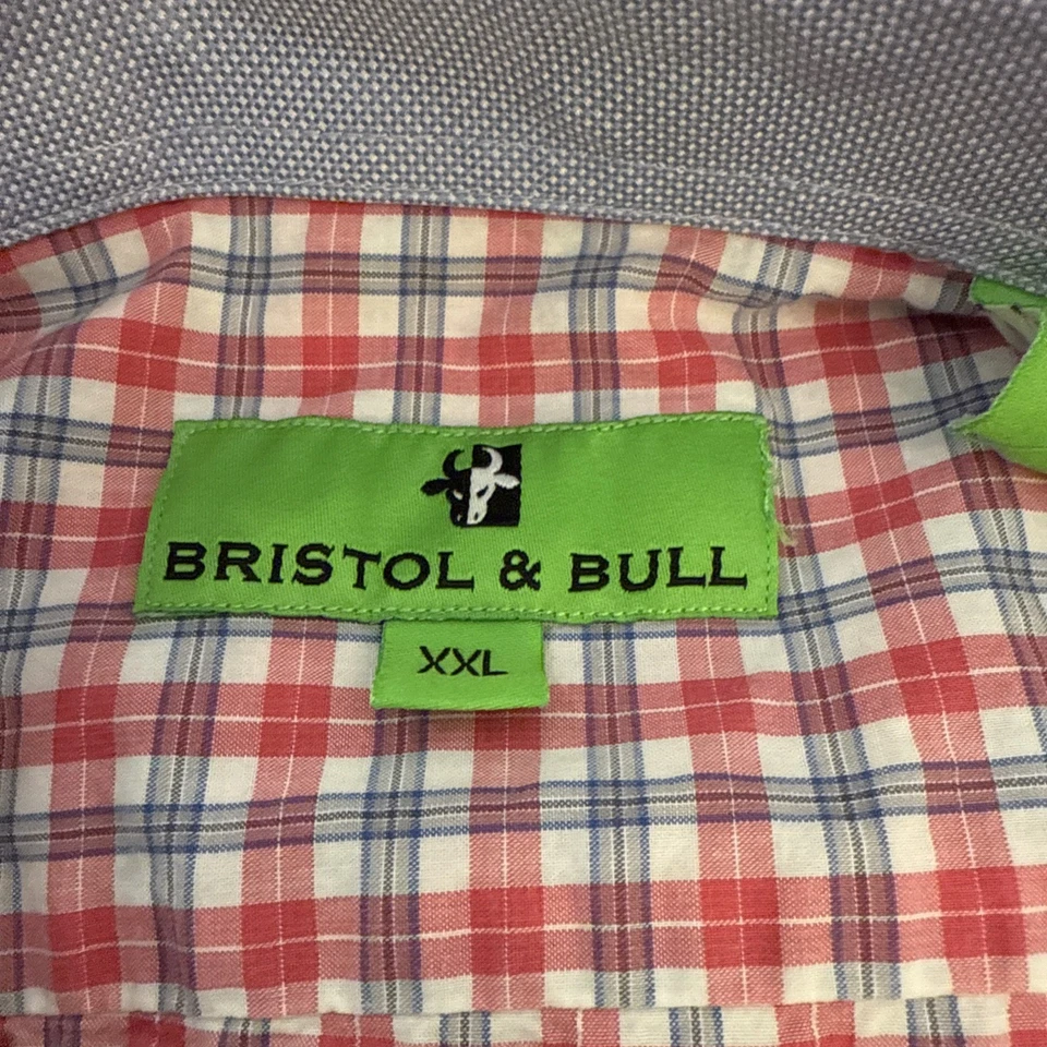 Paquete de 2 camisas de vestir Bristol and Bull talla XXL, Western Cowboy Rodeo Wear Foto 2 de 4