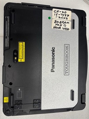 Panasonic Toughbook CF-20, M5-6Y57, MK1, 128GB, 8GB, Barcode