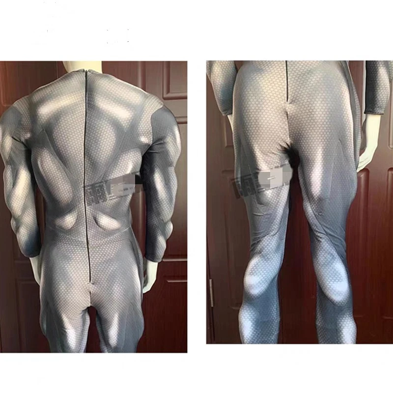 The Batman Cosplay Superhero Muscle Jumpsuit the general muscle Suit Men Costume - Image 4 of 4