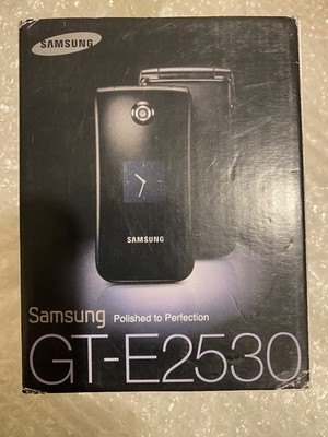 SAMSUNG GT-E2530 SCHWARZ - SELTENES HANDY - NEU ORIGINAL