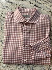 Canali  Impeccabile  Long Sleeve Button Down Shirt - US 44 / 17.5