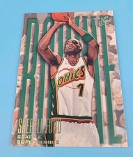 1996 Fleer Sherell Ford #273 Rookie Seattle Supersonics Basketball Card. rookie card picture
