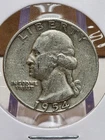 1954-S Washington Quarter Raw Fine