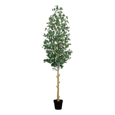 Nearly Natural 10ft Artificial Eucalyptus Tree in Green