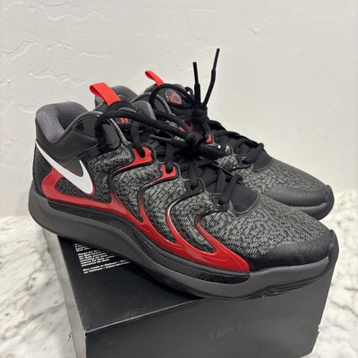 Nike Air KD 17 Late Night Black/Red Bred Basketball Men Sz 8.5 New FJ9487-001