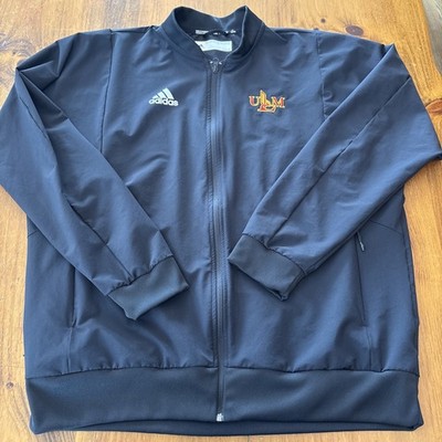 Adidas Prime Green Full Zip Jacket XLT Tall Louisiana Monroe Black Track
