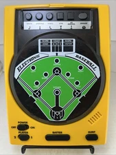 Vintage 1979 EPOCH Electronic Baseball Digit-Com 9 Handheld Game Yellow #ML