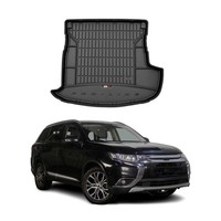 Omac Gummi Kofferraumwanne FüR Mitsubishi Outlander 2012-2015 5Sitz TPE Schwarz