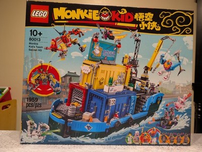 LEGO Monkey Kid (80013): Monkie Kid's Team Secret HQ Boat MISB