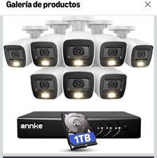 ANNKE 3K 8CH DVR 5MP Outdoor CCTV Security Camera System Human Detection H.265