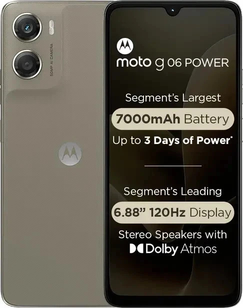Motorola Moto G06 Power Factory Unlocked 4GB RAM 64GB Storage