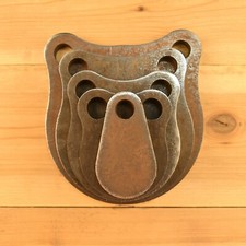 1/2" AR500 Shooting Targets 2" 3" 4" 5" 6" Gongs Set Of FIVE