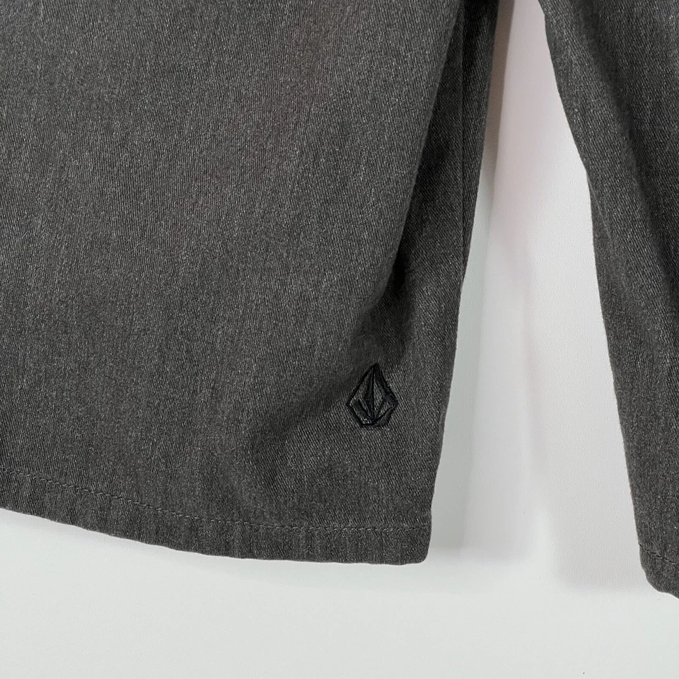 Volcom VMONTY Shorts Solid Gray Chino Casual 10” Men’s 30 - Image 4 of 4