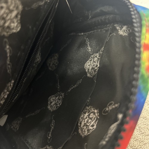 Ed Hardy Crossbody Purse Tie Dye Love Kills Slowly Skull Messenger - Picture 8 of 8
