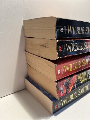 Wilbur Smith Used Book Lot (5 Books) - Picture 2 of 19