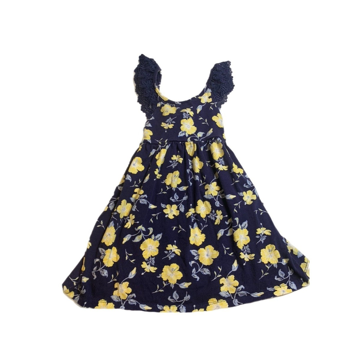 cynthia rowley blue floral dress Girls Navy Yellow 3T 19th Birthday Outfit Pink wedding fashion Color:Kentucky Blue Introducing The Stunning Cynthia